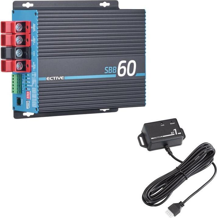 Produktbild Ective SBB60 Ladebooster 12V 60A mit 30A Solar-Laderegler Wohnmobil AGM LiFePO4