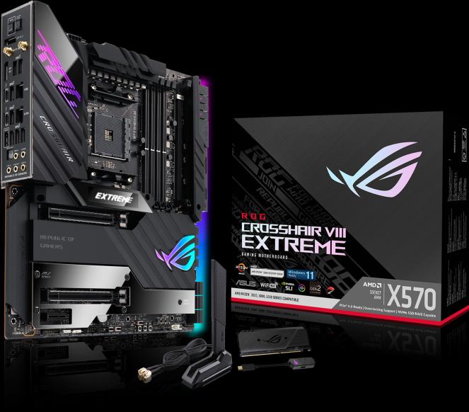 Productafbeelding ASUS ROG Crosshair VIII Extreem (AM4, AMD X570, E-ATX)