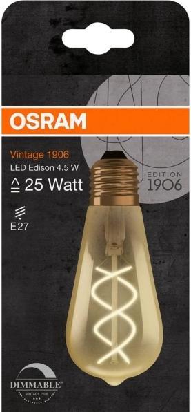 Image du produit Osram millésime 1906 (E27, 4.50 W, 250 lm, 1 x, G)