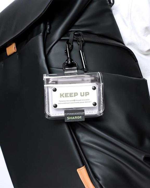 Actual product image Sharge Transparent bag for power bank (Flow Mini)