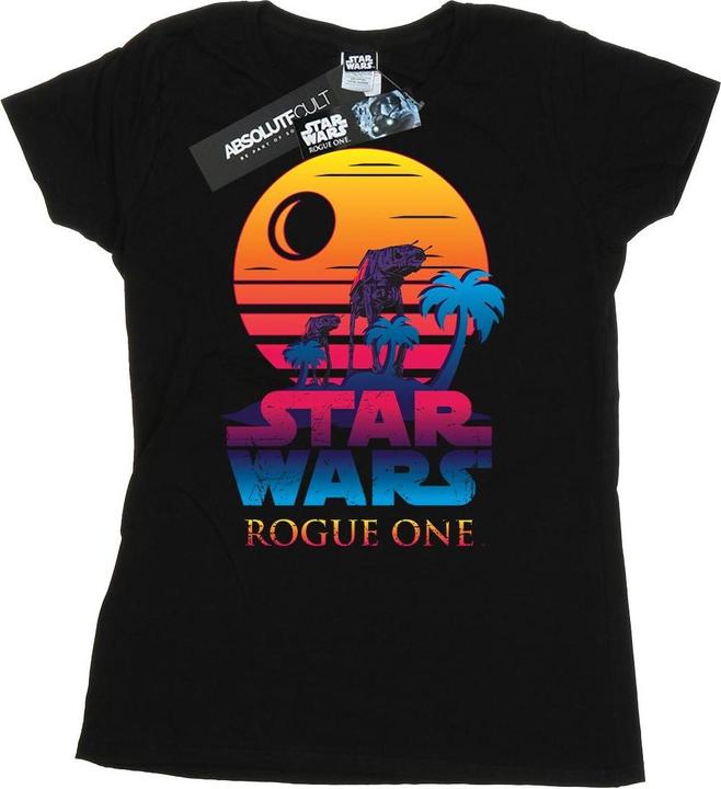 Star Wars Rogue One Logo Sunset TShirt (XXL)
