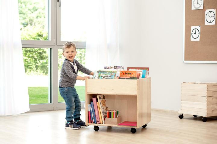 Produktbild Betzold Buch-Mobil (60 x 60 x 58.5 cm)