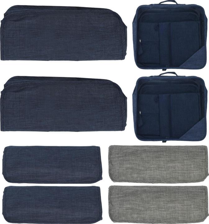 Immagine prodotto ProWorld Set di 2 organizer per valigie, 12 pezzi, borse per il trasporto in viaggio