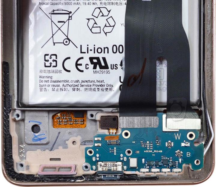 Image du produit Clappio Pièce de rechange de la prise de charge (Galaxy A53 5G)