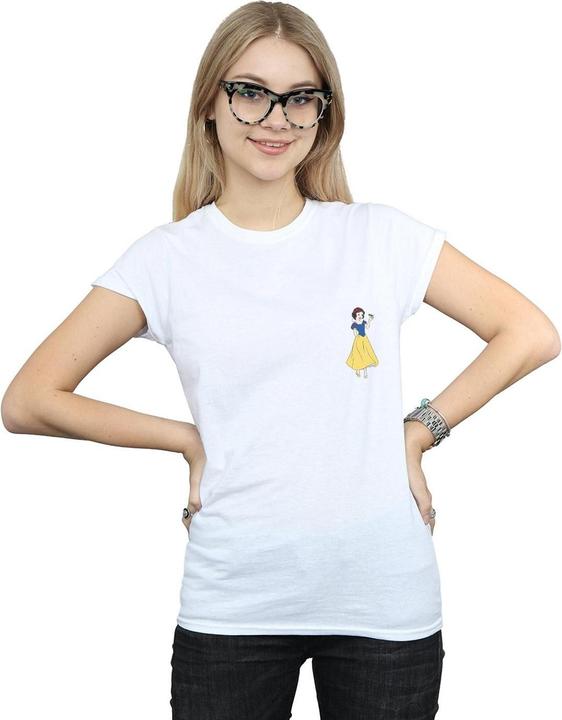Actual product image Disney Princess Womens/Ladies Snow White Chest Cotton T-Shirt (L)