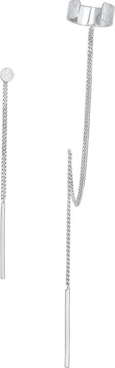 Image du produit Elli Boucles d'oreilles Earcuff avec chaîne Plaquettes de passe-partout 925 argent (Argent sterling 925)