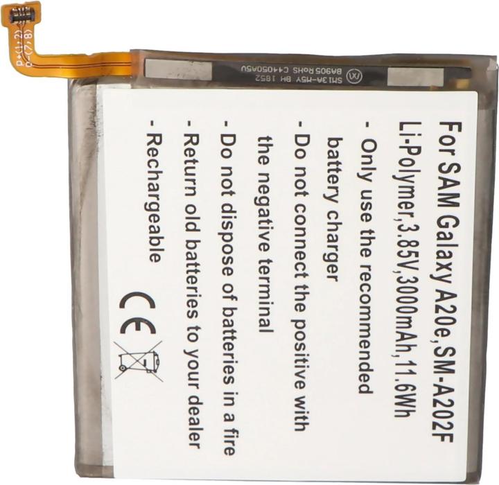 Image du produit AccuCell Batterie Samsung Galaxy A20e, SM-A202F