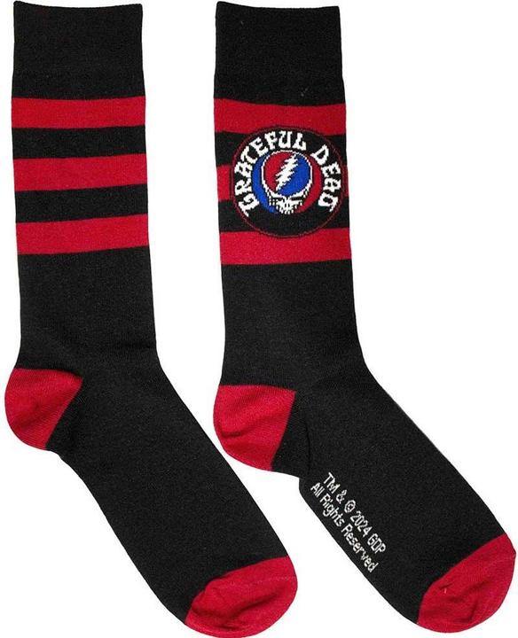 Immagine prodotto Grateful Dead Calzini unisex adulti con logo Steal Your Face (39.5 - 45.5)