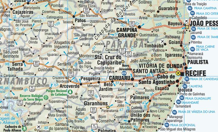 Produktbild Map. Brasilien
