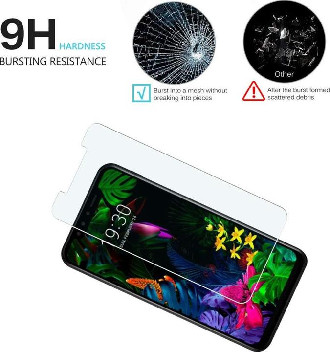 Immagine prodotto Screenguard LG G8S ThinQ Pellicola protettiva in vetro Design amichevole (1 Pezzo/i, G8s ThinQ)