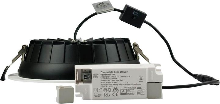 Produktbild Isoled LED Downlight Reflektor 9W, 60°, 150lm/W, UGR<19, Colorswitch 3000/4000/6000K, dimmbar (150 lm)