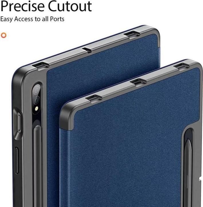 Actual product image Dux Ducis Domo Tablet Cover with Multi-Angle Stand and Smart Sleep for Samsung Galaxy Tab S7 (Galaxy Tab S7, Galaxy Tab S8)