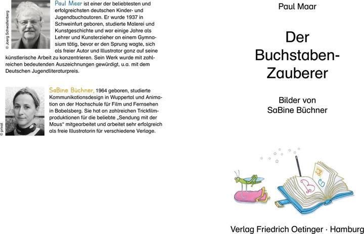 Immagine prodotto Der Buchstaben-Zauberer (Tedesco, Paul Maar, 2019)