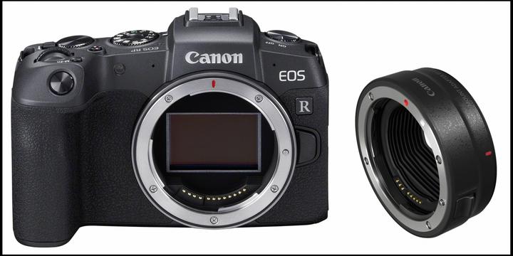 Productafbeelding Canon EOS RP Body + Adapter EF-EOS R (26.20 Mpx, Volledig formaat)