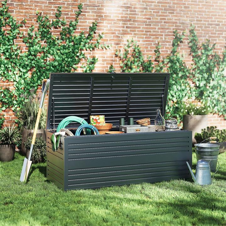 Immagine prodotto Ventaris Cassetta da giardino con serratura | 181 x 79 x 74 cm | 1015 litri | antracite