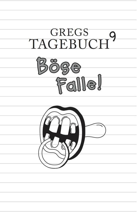 Actual product image Gregs Tagebuch 9 - Böse Falle! (German, Jeff Kinney., Dietmar Schmidt, 2025)