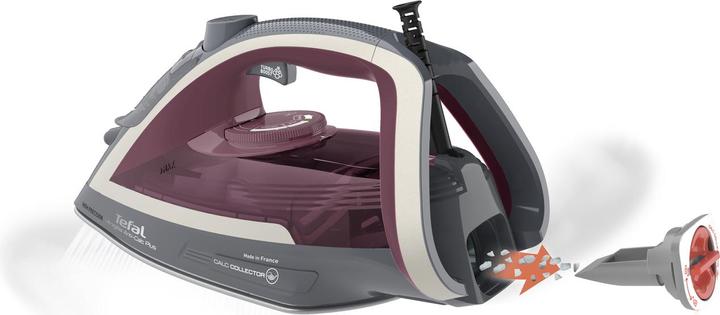 Produktbild Tefal Ultragliss Anti-Calc Plus FV6840E0 iron Steam iron 2800 W Purple, Silver (2800 W, 260 g/min)