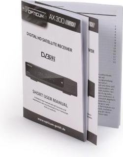 Immagine prodotto Opticum 30052-1 - Ricevitore, SAT, DVB-S2, HDTV, FTA (DVB-S2)