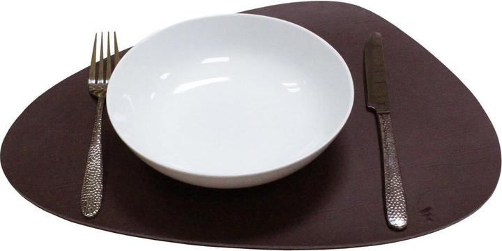 Actual product image Profino Placemat 'Freeform Recycled Leather (1 x, 41 x 30 cm)