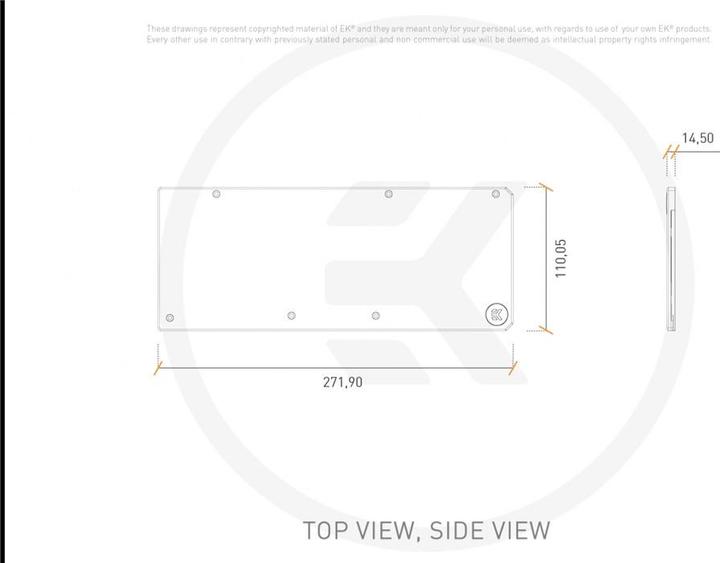 Produktbild EKWB EK-Quantum Vector RX 6800/6900 Backplate