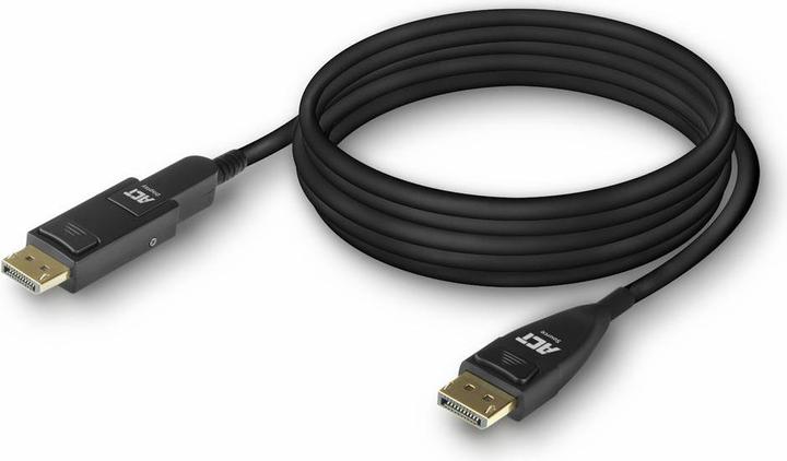 Actual product image 30 meter DisplayPort 1.4 ive Optical Cable 8K with detachable connector DisplayPort male (30 m, DisplayPort)