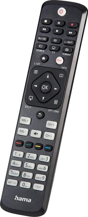 Produktbild Hama Universal-Fernbedienung für Philips TVs, IR, lernfähig, leuchtende Tasten (Universal Fernbedienung, Infrarot)