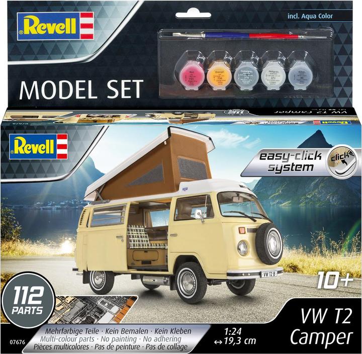 Image du produit Revell Kit modèle VW T2 Camper (easy click)