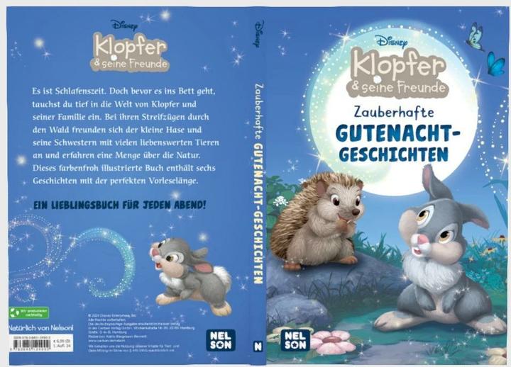 Immagine prodotto Disney Klopfer: Zauberhafte Gutenacht-Geschichten (Tedesco, 2024)