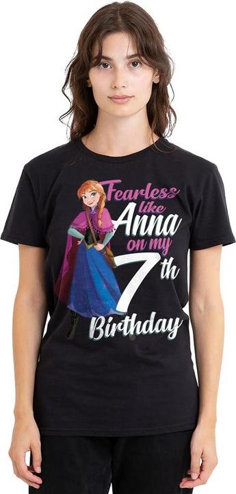 Immagine prodotto Disney Frozen Fearless Like Anna Maglietta 7° Compleanno Adulto Unisex (XXL)