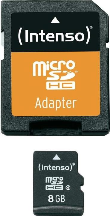 Produktbild Intenso microSD Karte Class 4 (8 GB, microSDHC)