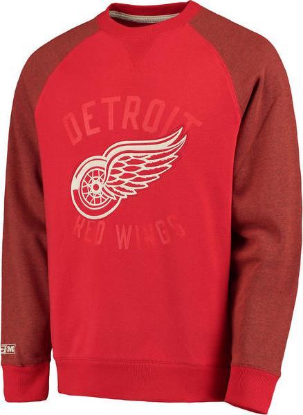 Produktbild CCM Fleece Crew Pullover SR (S, Detroit) (S)