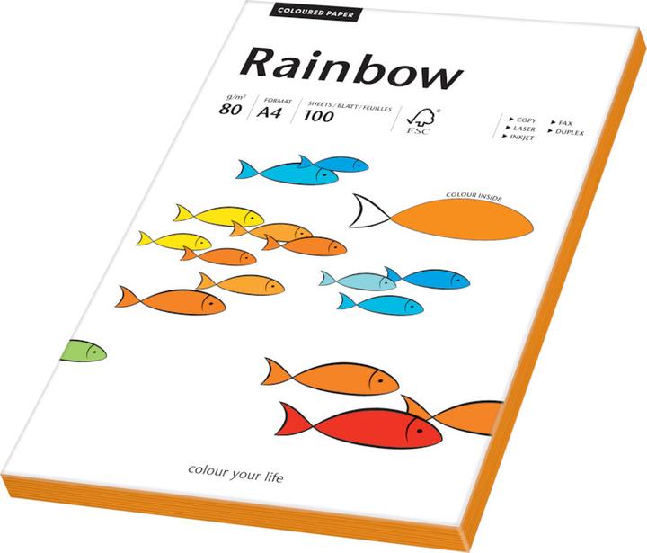 Actual product image Rainbow Copy paper neon colored (80 g/m², 100 x, A4)