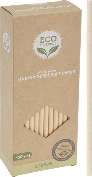 Koopman Papiertrinkhalm (100 x)
