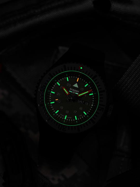 Actual product image Traser P69 Black Stealth (Diving watch, 46 mm)