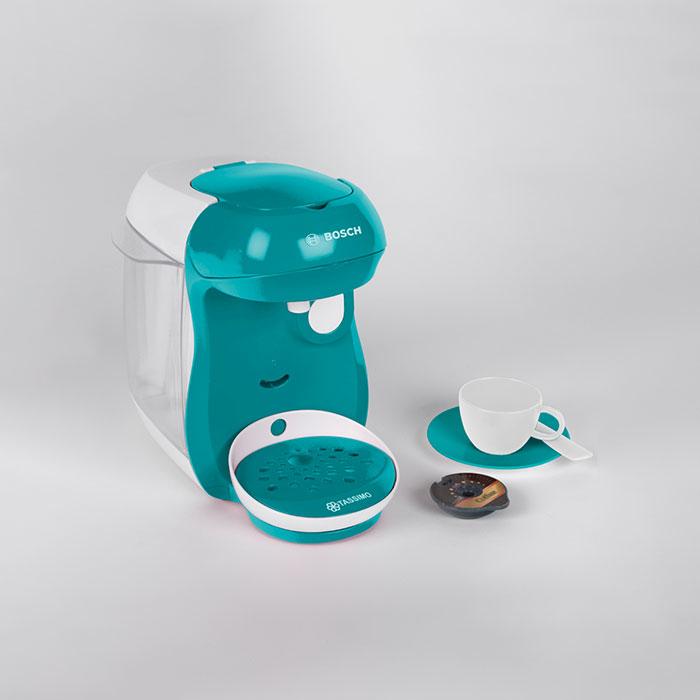 Image du produit Theo Klein 9520 Bosch Cafetière électrique Tassimo "Happy" I Avec bruitage, possibilité de remplissage d'eau e