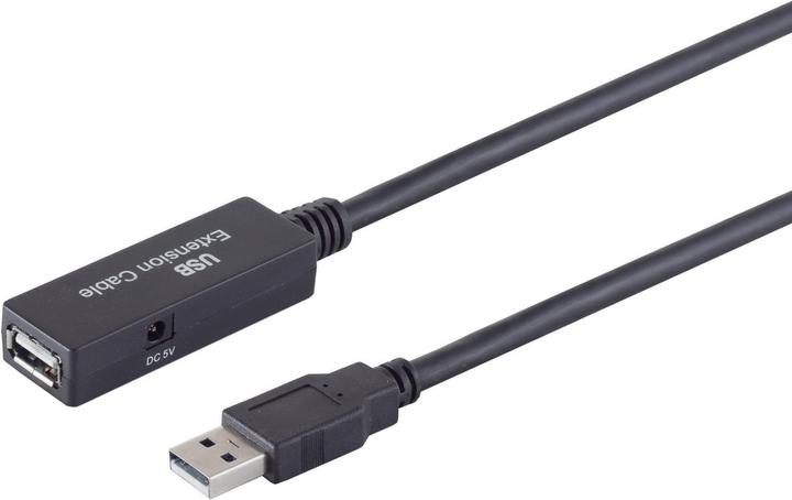 Actual product image Shiverpeaks S/CONN maximum connectivity USB 2.0 extension, ACTIVE, A male to A female, USB 2.0, 5.0m (5 m, USB 2.0)