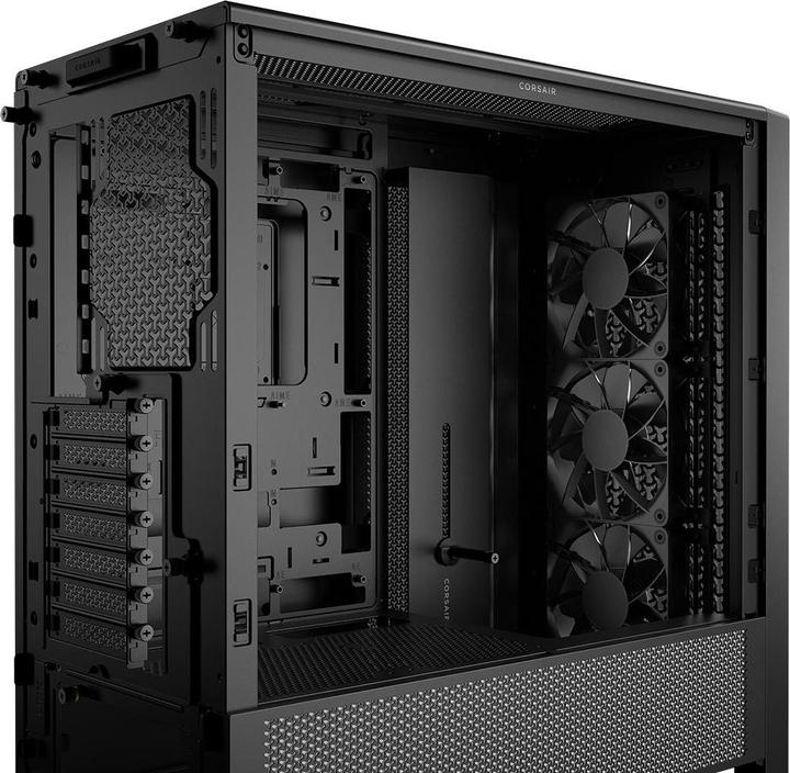 Actual product image Corsair Geh Midi FRAME 4000D RS Mid-Tower, Black (mATX, Mini-ITX, ATX, E-ATX)