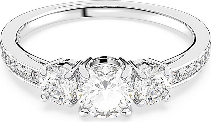 Produktbild Swarovski Attract Trilogy Ring Gemischte Rundschliffe Weiss (60)