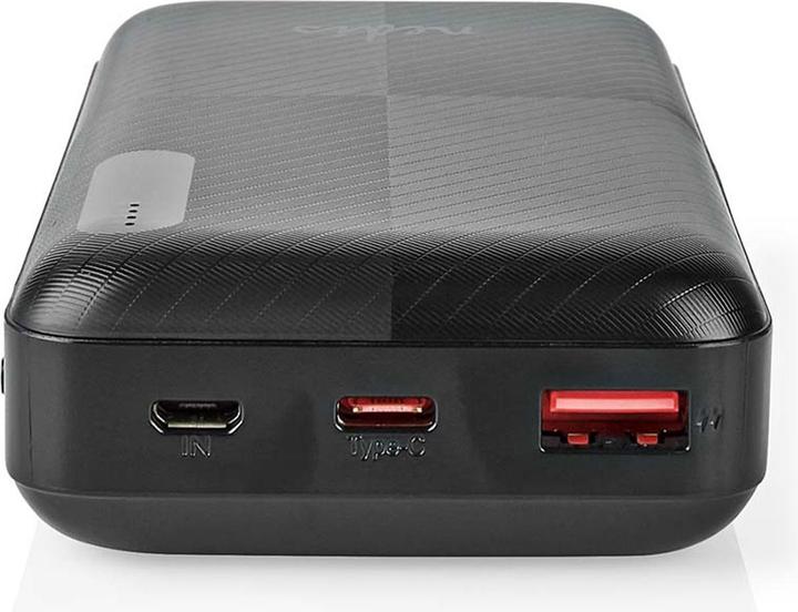 Actual product image Nedis Powerbank | 20000 mAh | 2x 3.0 A | Number of outputs: 2 | Output connection: 1x USB-A / 1x U (20000 mAh, 18 W, 74 Wh)