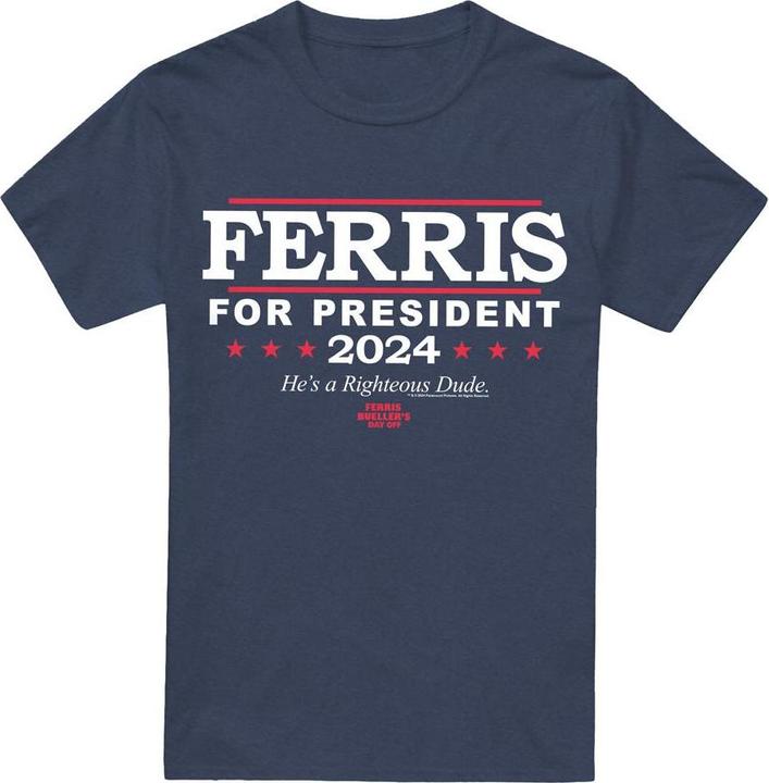 Produktbild Ferris Bueller´s Day Off Ferris Bueller's Day Off Ferris For President TShirt (M)