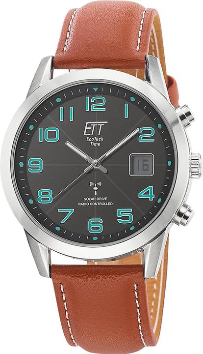 Image du produit ETT EGS-11499-22L Solar drive Montre radiopilotée Basic pour homme 41mm 5ATM (Montre numérique, Montre analogique, 41 mm)