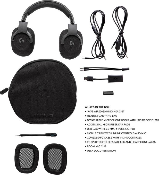 Actual product image Logitech G G433 (Cable)