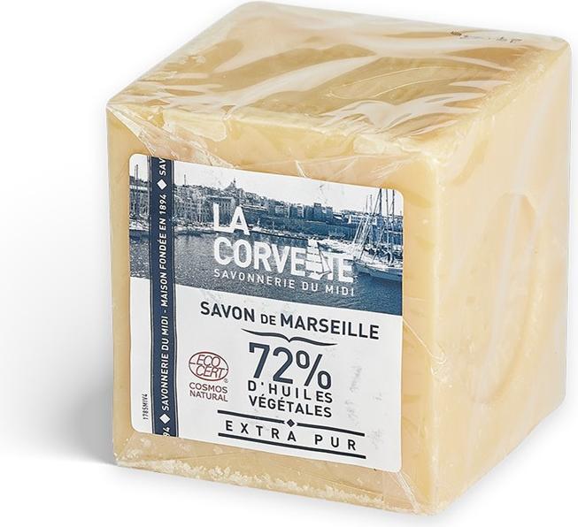 Actual product image La Corvette savon de Marseille extra pur cube solid (Hard soap)