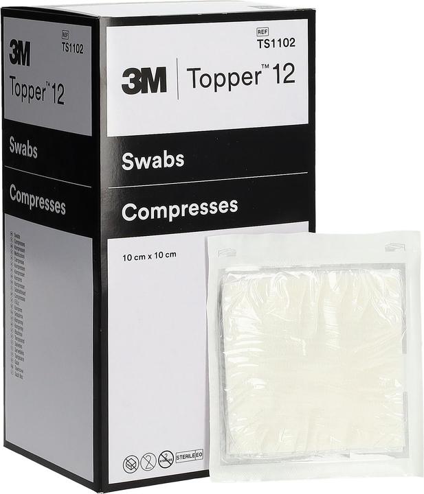 Actual product image Topper 12 NW Compresses 10x10cm sterile 140 pcs.