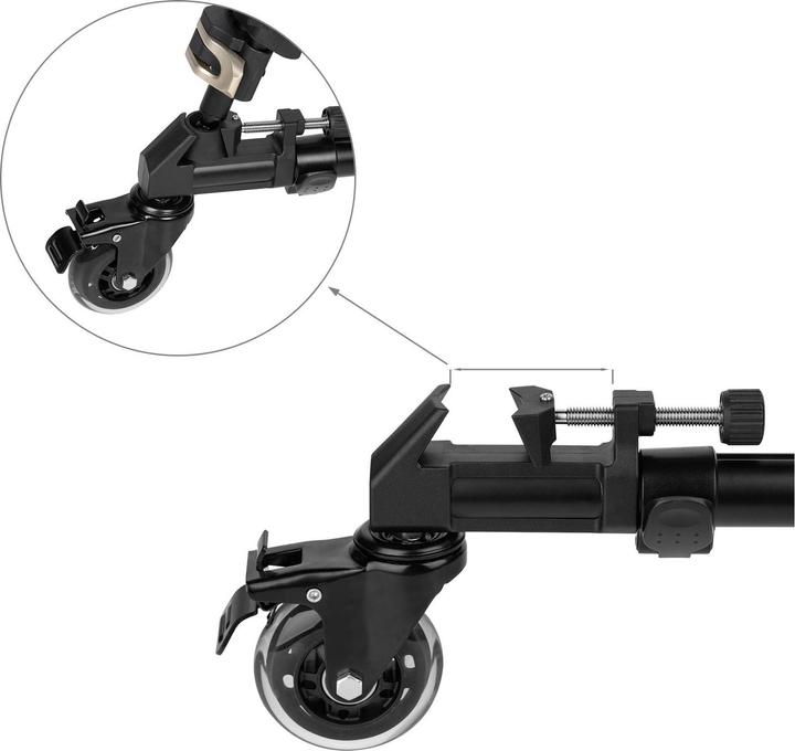 Actual product image SmallRig Stativwagen 3986 Universal (Tripod trolley)
