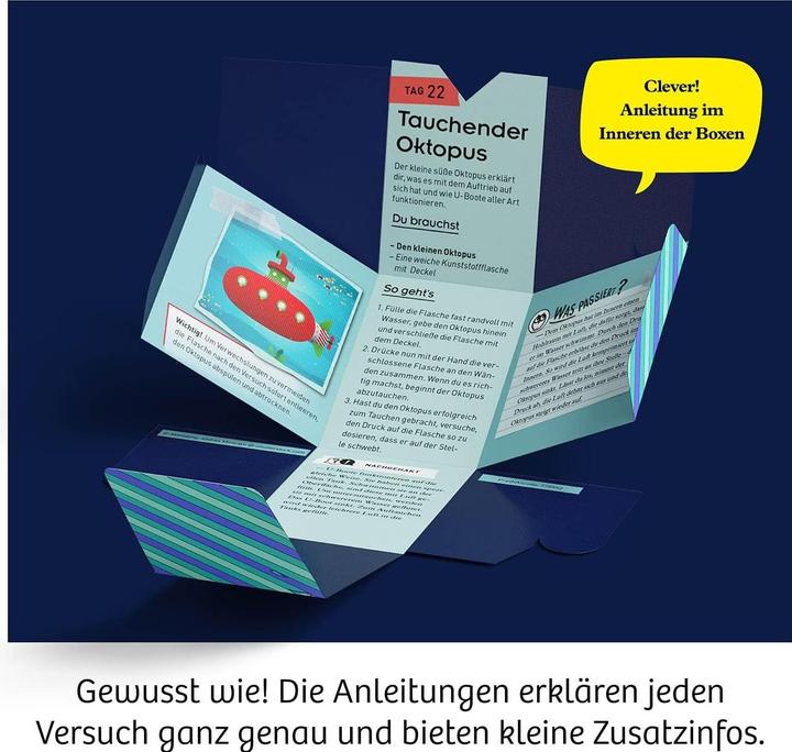 Immagine prodotto Kosmos Adventskalender - Die schönsten Experimente zur Weihnachtszeit