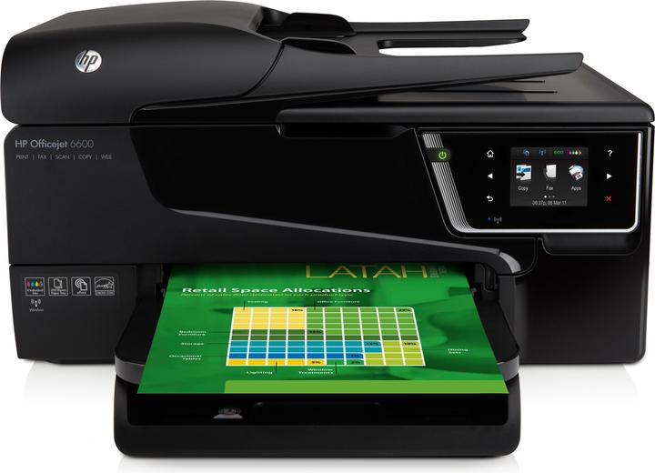 HP Officejet 6600 e-All-in-One H711a - Multifunktionsdrucker - Farbe - Tintenstrahl (Thermodirekt, Farbe)