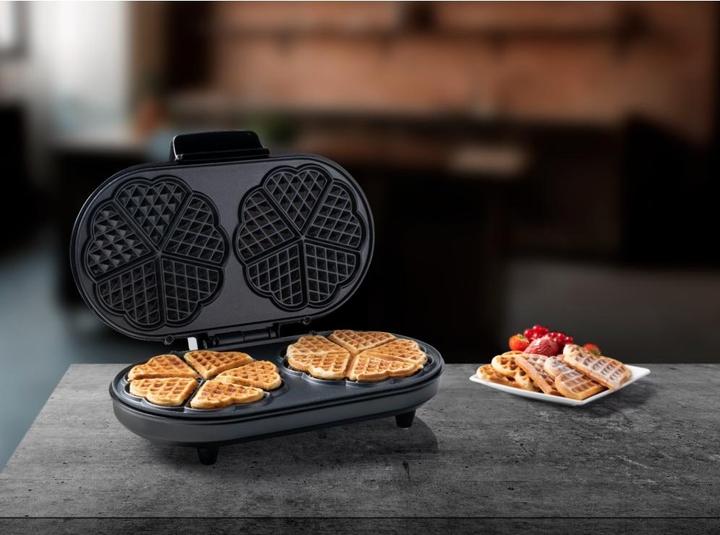 Produktbild Bestron Doppel-Waffeleisen für klassische Herzwaffeln