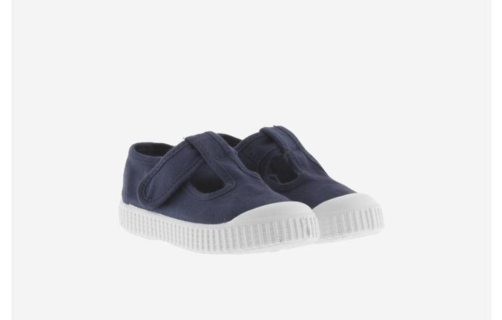 Produktbild Victoria klett-schuhe für kinder 1915 toile teintée (24)