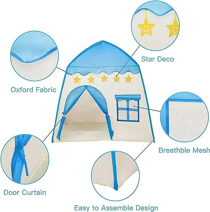 Immagine prodotto Activity Board Tenda da gioco per bambini, casetta da interno, casa per bambini, casa di fantasia, piccolo